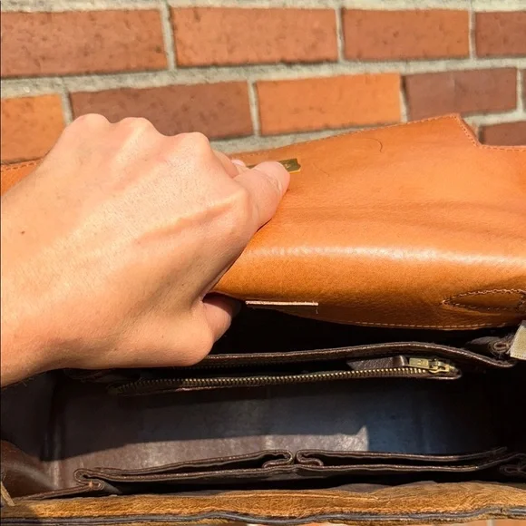 Vintage Pedro Mayorga Ostrich Satchel (like Hermes Kelly Bag or Sac à Dépêches) - Picture 14 of 17